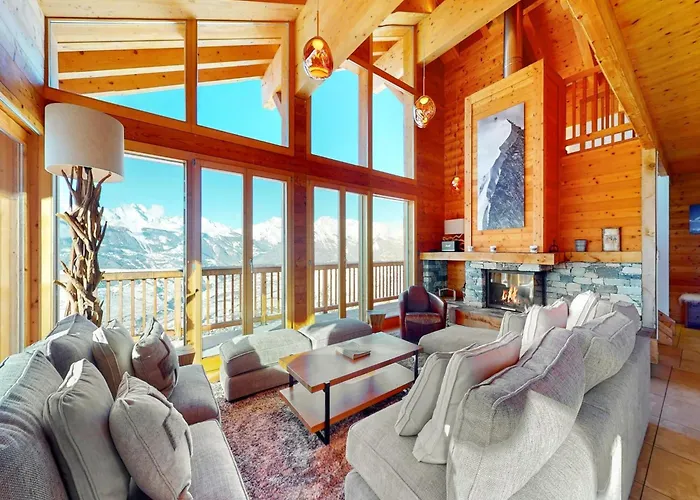 Chalet In With Hot Tub Veysonnaz