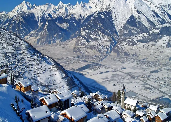 Chalet In With Hot Tub Veysonnaz