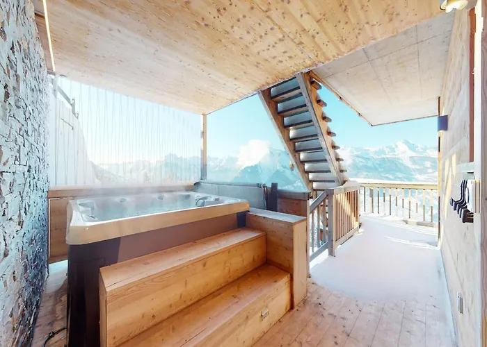 شاليه In With Hot Tub